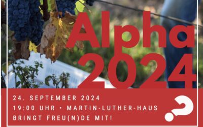 Neuer Alpha-Kurs ab 24. September 2024