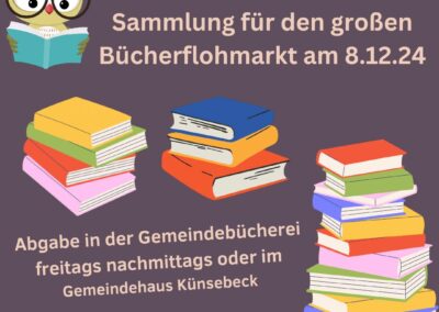 Weihnachtszauber in Künsebeck: Bücherspenden gesucht